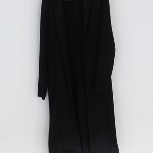 Long open cardigan